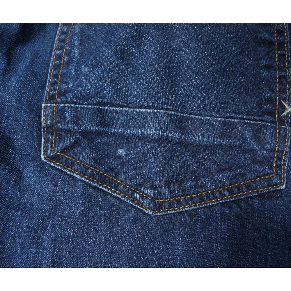 Scotch & Soda Jeans Mens 36x34 Blue Slim Straight Stretch Denim Pants Ralston